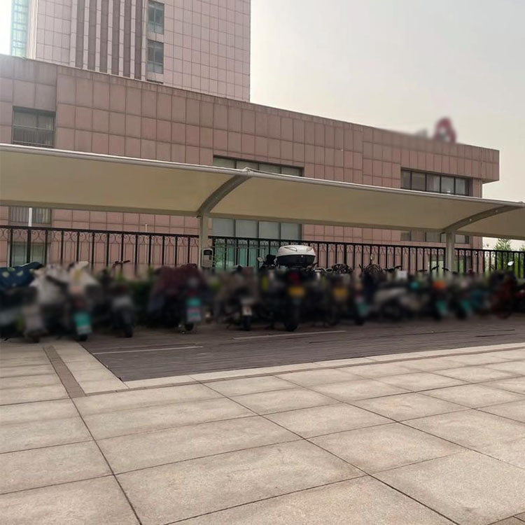 化德县膜结构电动车棚