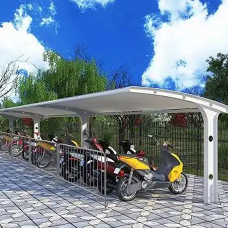 化德县膜结构电动车棚